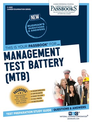 cover image of Management Test Battery (MTB)